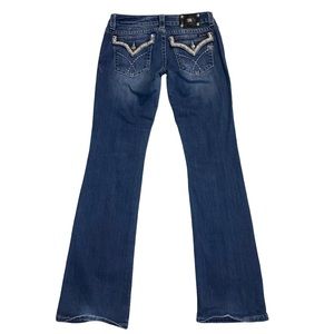 Miss Me Western Embellished Bling Boot Cut Jeans